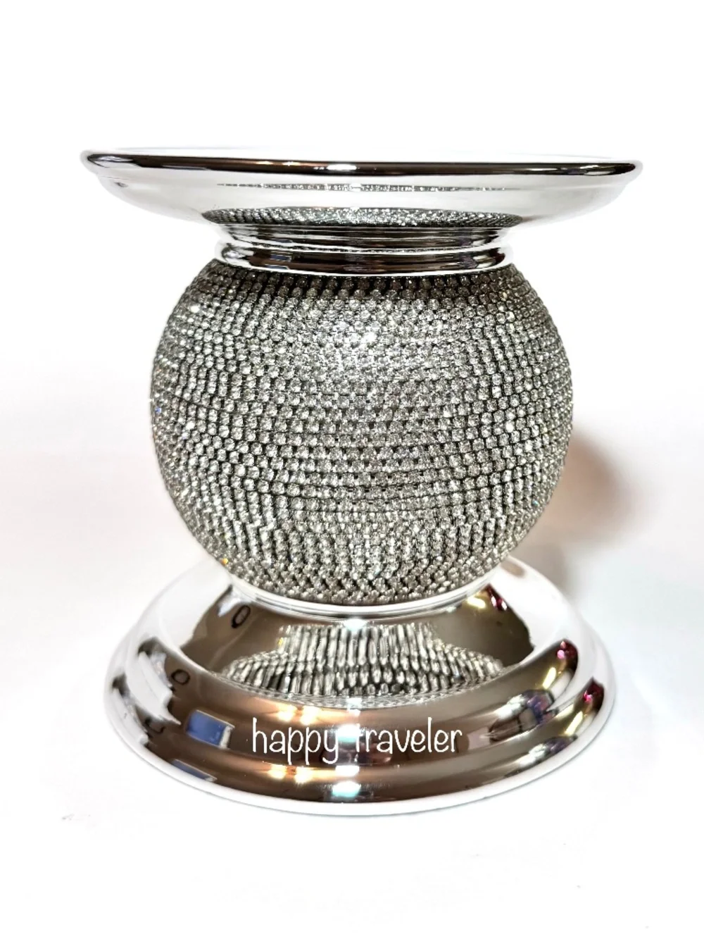 BLING APPLIQUE 3-Wick Candle Holder